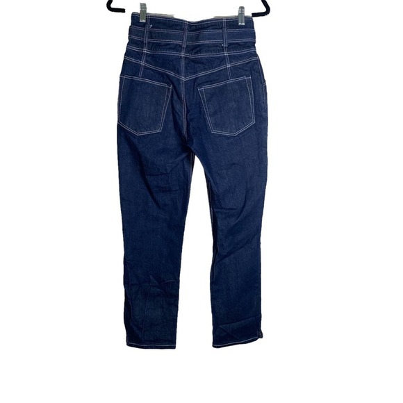 LA VIE REBECCA TAYLOR BELTED HIGH RISE JEAN sz 27 - Picture 6 of 13